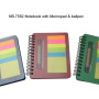 PSNB7582 Notebook with memopad and ballpen