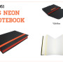 F0051-ORANGE-A6-Neon-Notebook